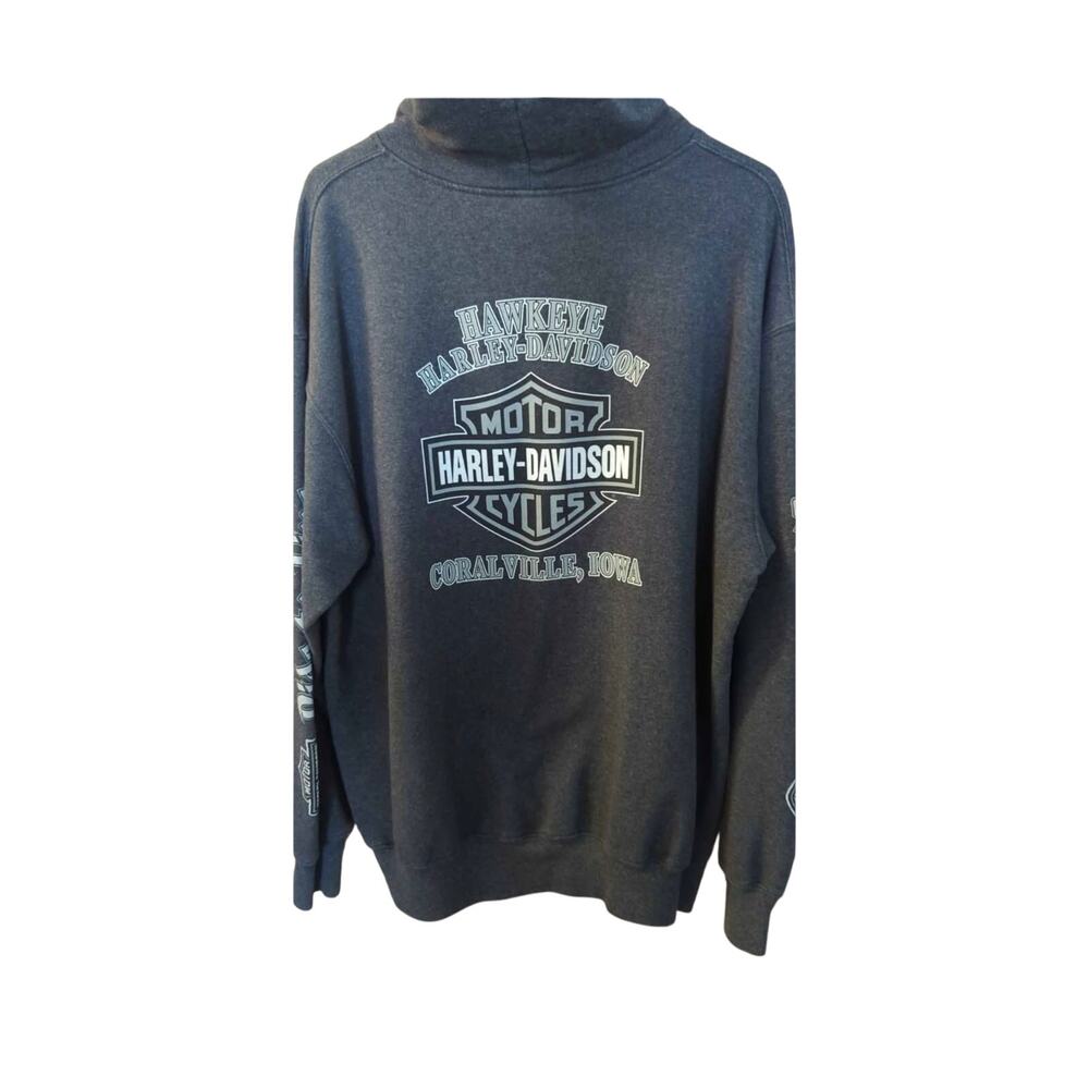 Harley Davidson Hoodie Coralville, Iowa Size Large